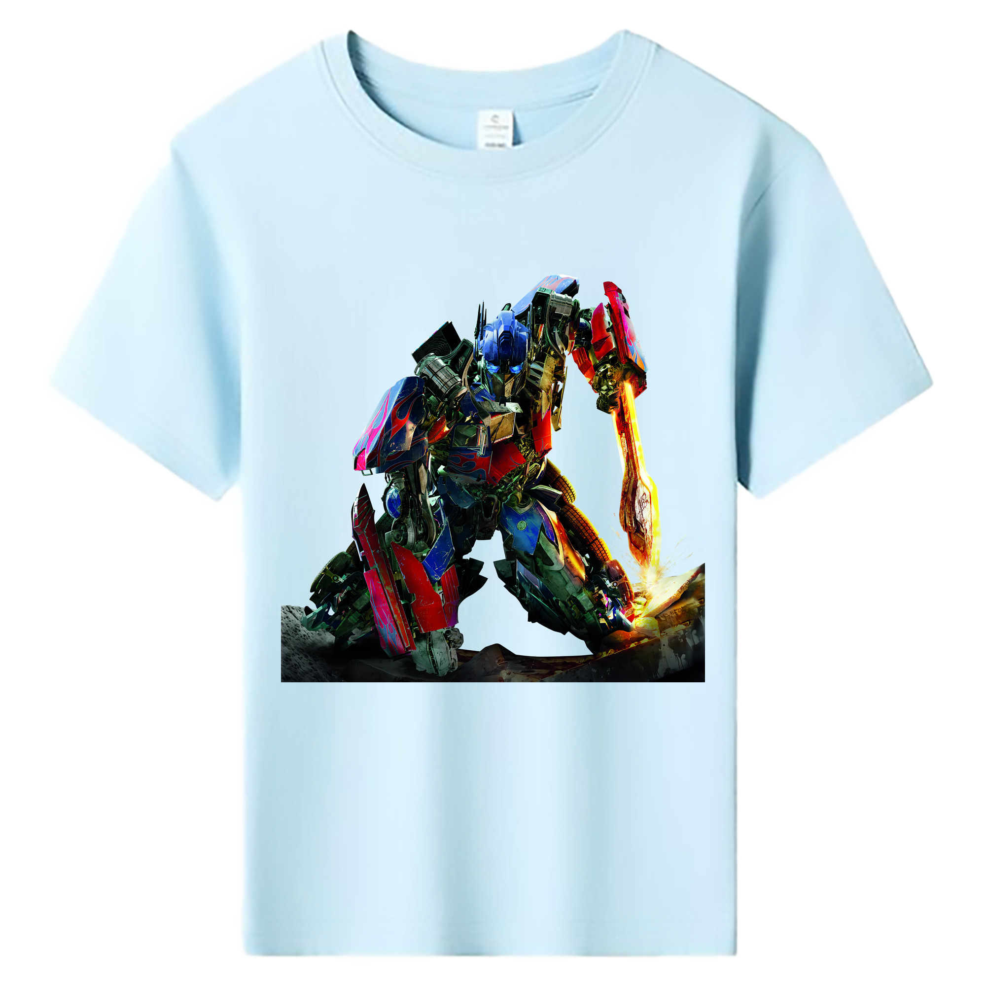 （画像用） Transformers トランスフォーマー 綿100％キッズTシャツ（フロントプリント）